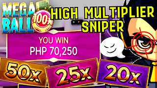 MEGA BALL - 'HIGH MULTIPLIER SNIPER' - Ganito mag-abang kung KAILAN LALABAS yung mga HIGH MULTI!