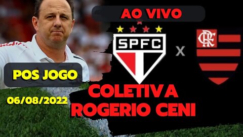 COLETIVA ROGÉRIO CENI | AO VIVO | São Paulo x Flamengo - Campeonato Brasileiro 2022