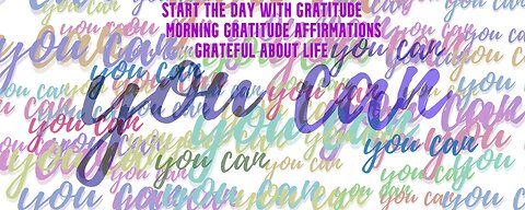 Start the Day with Gratitude | Morning Gratitude Affirmations | Grateful about Life #Shorts