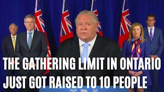 Ontario Has Officially Raised The Gathering Limit To 10 People