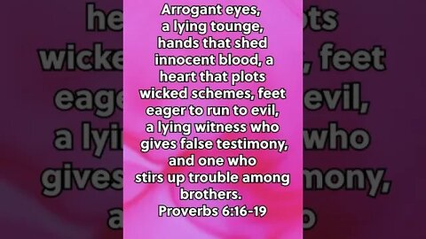 Does God hate anything? Today’s Daily Bible Memory Verses #shorts #christian #god