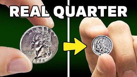 How to Shrink a Quarter with Electricity