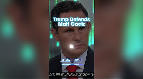 RINO Brian Kilmeade Tries To Get Trump To Attack Matt Gaetz - 10/12/23