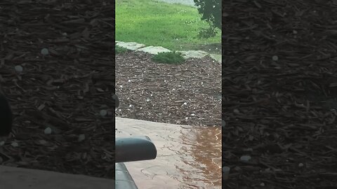 Oklahoma Hail Storm #GroveOk #Weather #Shorts