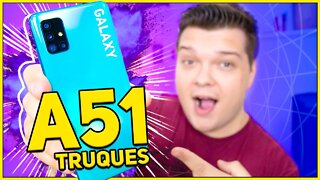 GALAXY A51 - DICAS E TRUQUES INCRIVEIS! VEM CONFERIR