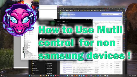 How to use Multicontrol on Windows 10 and 11 for non Samsung computers