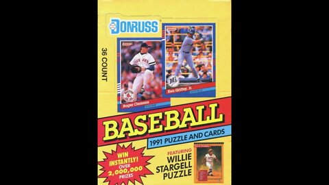 Donruss baseball card 2 pack 90 & 91