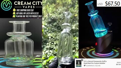 Best 2021 Puffco Peak/Pro Budget Bubbler By: CCV x Eternal Flamework Bubbler = $65 W/ SUMMER25 Promo