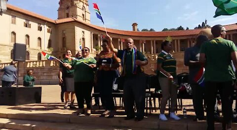 SOUTH AFRICA - Pretoria - Springbok Rugby World Cup Trophy Tour (Video) (ScK)