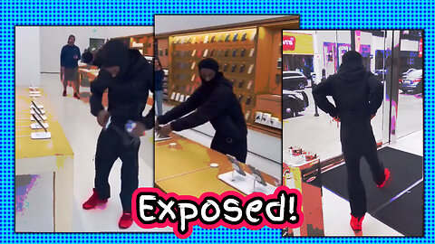 Apple Store Robbery Exposed - How You Know It's Fake.