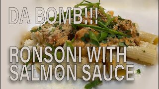 RONZONI PENNE WITH SALMON SAUCE - This stuff is simply DA BOMB!!!