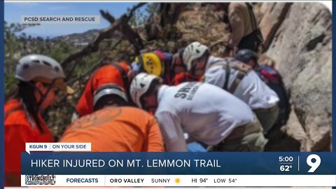 Injured Hiker rescued on Mt. Lemmon
