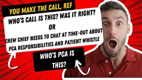 You make the call, Ref: Right Call? Wrong PCA? Crew Chief Chat needed?