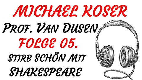 KRIMI Hörspiel - PROFESSOR VAN DUSEN - Folge 05 - STIRB SCHÖN MIT SHAKESPEARE (1979) - TEASER