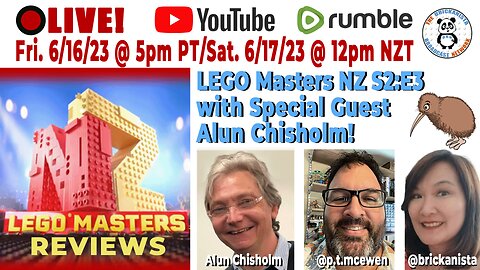 Lego Masters NZ Season 2 Episode 3 Review with Special Guest, Alun Chisholm