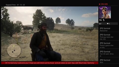 LarrysGirl1965's Live PS4 Broadcast Red Dead Redemption 2 Epilogue Part 2