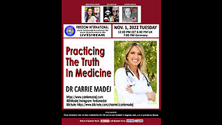 Dr. Carrie Madej - "Practicing The Truth In Medicine"