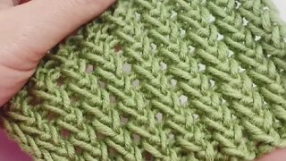 🧶How to knit braid stitch full tutorial link in description