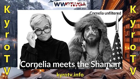 Cornelia meets the Q-Shaman Jake Angeli-Chansley part 2 (Swedish subtitles available)