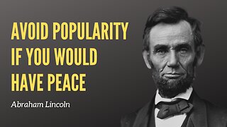 Abraham Lincoln Life Quotes To Inspire Success, Freedom and Happiness ― Famous Quotes