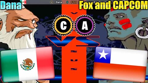 Street Fighter Alpha 3 (Dana Vs. Fox and CAPCOM) [Mexico Vs. Chile]