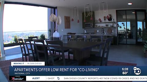 National City apartment complex offers low rent for communal living