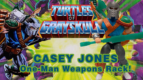 Casey Jones - Turtles of Grayskull - Unboxing & Review