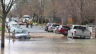 Water main break causes major street flooding in Denver’s Berkley neighborhood