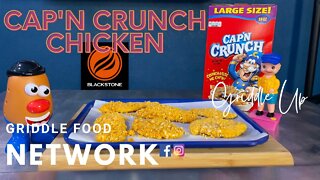 Capn Crunch Chicken on the Blackstone Griddle | Griddle Food Network | Griddle Recipes