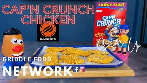 Capn Crunch Chicken on the Blackstone Griddle | Griddle Food Network | Griddle Recipes