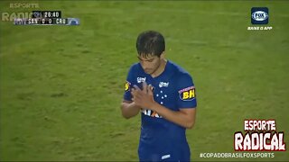 Melhores Lances SANTOS 0 x 1 CRUZEIRO Jogo realizado em 01 08 2018 Copa do Brasil