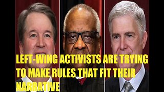 DEMOCRATS TRYING TO CENSOR SCOTUS JUSTICE'S BY TRYING TO MAKE THEM RECUSE THEMSELVES ON HEARINGS