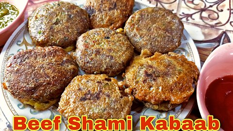 Asli Beef (Gosht) Shami Kabaab | lazeez Beef Shami Kabab Recipe | Flavors By Shaheen