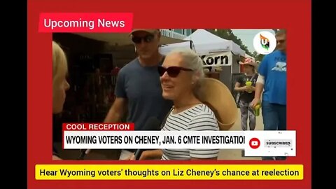 Live || Hear Wyoming voters' thoughts on Liz Cheney’s chance at reelection || Upcomingnews