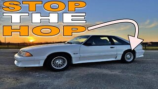 Fix your fox body Mustang wheel hop FAST!