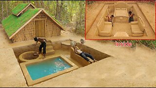 - Full Video - How To Build Underground House - Ancient Gym - Decoration Bed Room And Living Room