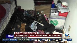 Charging hoverboard sparks Riviera Beach house fire