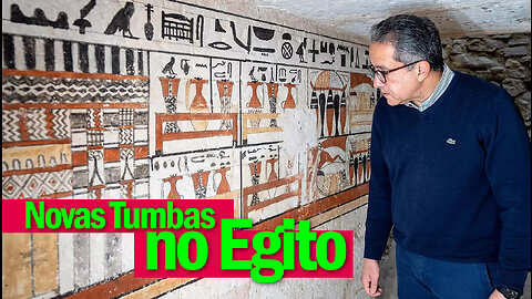 Novas Tumbas Descobertas no Egito | New Tombs Discovered in Egypt | JV Jornalismo Verdade