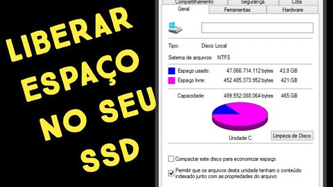 GANHAR ESPAÇO NO SEU SSD OU HD #hd