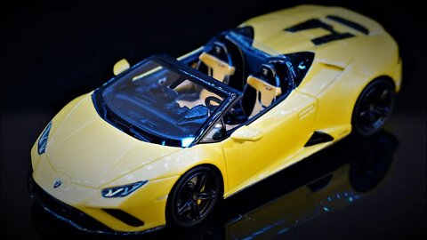 Lamborghini Huracan Evo RWD Spyder - LookSmart 1/43 - 2 MINUTES REVIEW