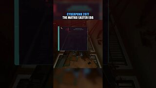 The Matrix Easter Egg in Cyberpunk 2077
