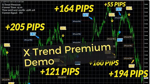 X Trend Premium Demo - Best Forex Indicator MT4 And MT5