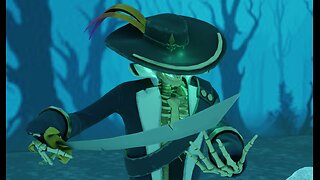 Spooky Blender Animation: Skeleton and Sword Halloween Special 🎃🦴⚔️