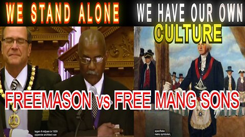 Freemason Conspiracy Culture vs Black Afro African Culture Difference Dutch English Suriname