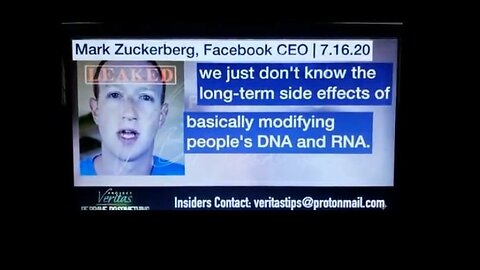 Mark Zuckerberg Leaked Vaccine Warning exposed by Project Veritas