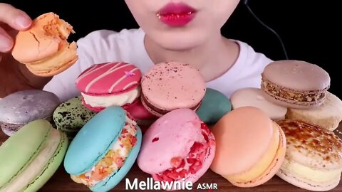 ASMR MACARON PARTY 더블스윗 마카롱 파티 EATING SOUNDS 디저트