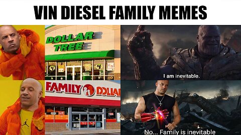 DOM FAMILY MEMES | VIN DIESEL FAMILY MEMES