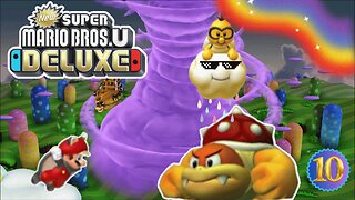 New Super Mario Bros. U Deluxe - Father-Daughter 💞 Co-Op Against Boom Boom - #10