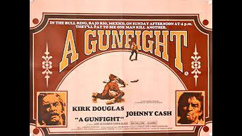 Johnny Cash - Kirk Douglas - A Gunfight Western 1971 Ai Enhanced