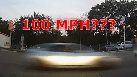 100 MPH Street Speeder - Crazy Omaha Nebraska Drivers (Ames Avenue) Caught on Dashcam